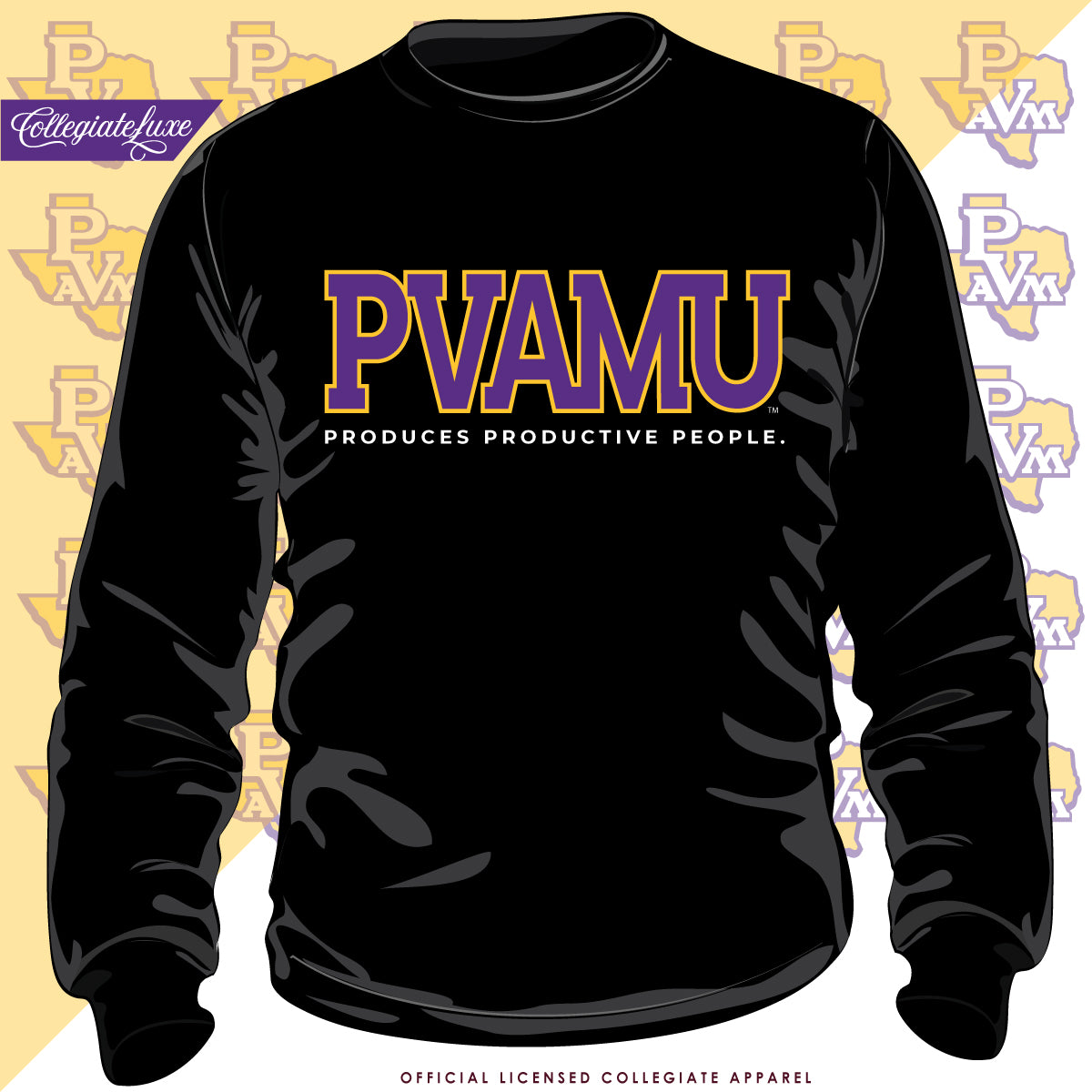 Prairie View A&M | 1900 Univ. BLACK Unisex Sweatshirt (N