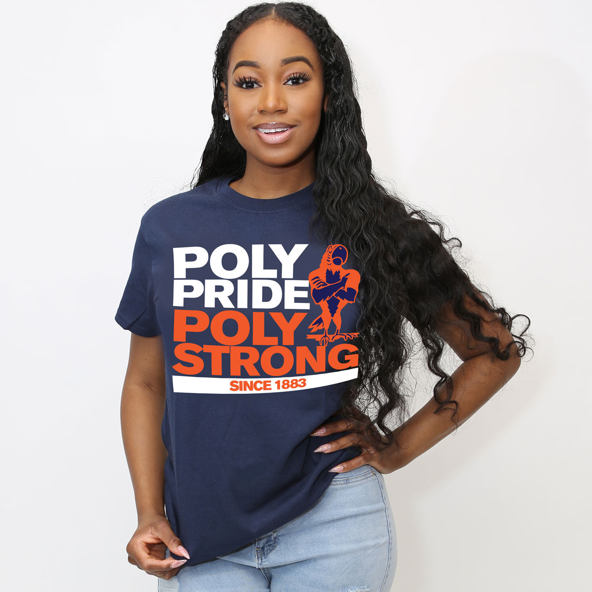 Baltimore Polytechnic Institute  POLY LOVE Navy Unisex Sweatshirt (Z) –  collegiateluxe