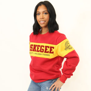 TUSKEGEE. | 2 TONE Chenille UNISEX SWEATSHIRT