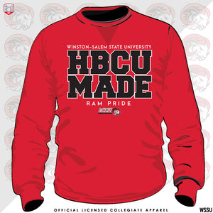 WSSU | HBCU MADE Red Unisex Sweatshirts (**)