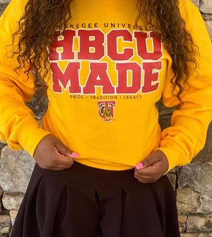 TUSKEGEE | HBCU MADE Gold Unisex Sweatshirt (Z)